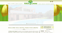 Desktop Screenshot of parcodeilimoni.it