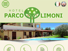 Tablet Screenshot of parcodeilimoni.it